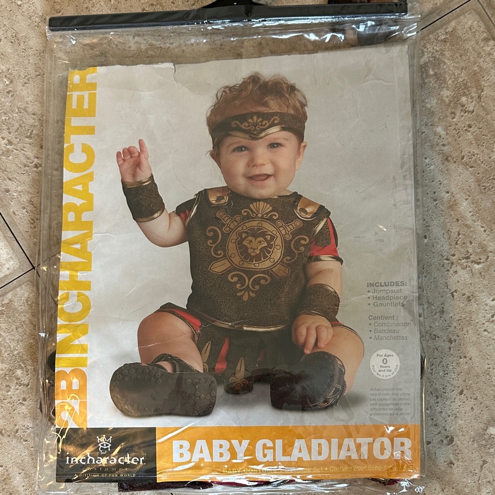InCharacter Baby Gladiator Costume